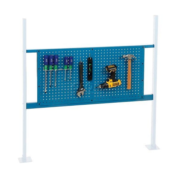 Global Industrial 36in Pegboard Panel Kit, 48inW, Blue 318873BL - main